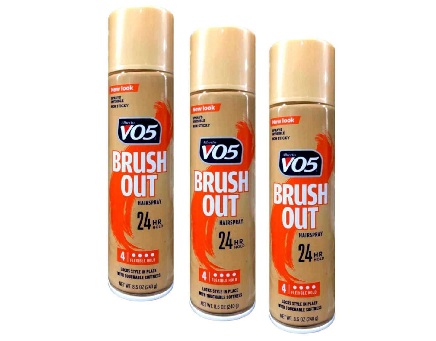 VO5 Brush Out Level 4 Hold Hair Spray Aerosol 8.5oz (Pack of 3) Beauty & Personal Care VO5
