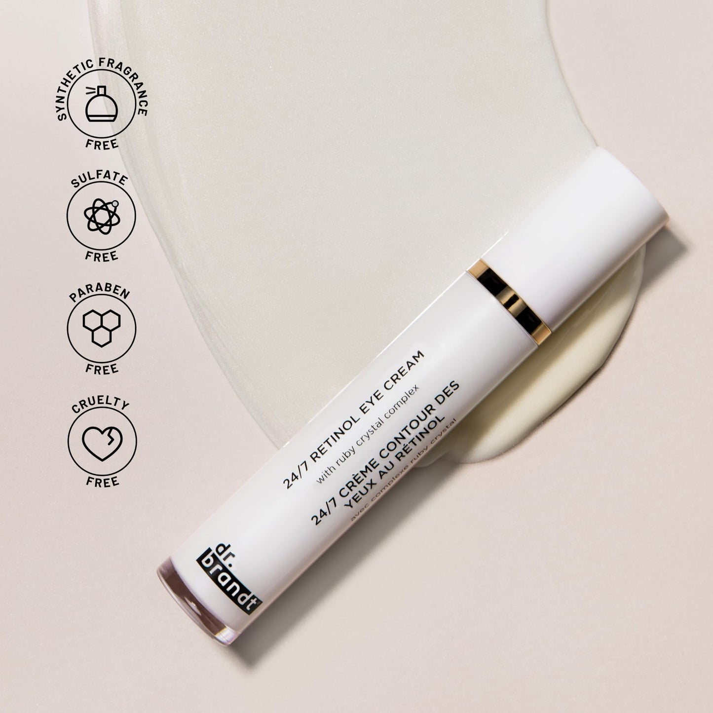 Dr. Brandt Skincare 24/7 Retinol Eye Cream, 0.5 oz. Beauty & Personal Care Dr. Brandt Skincare
