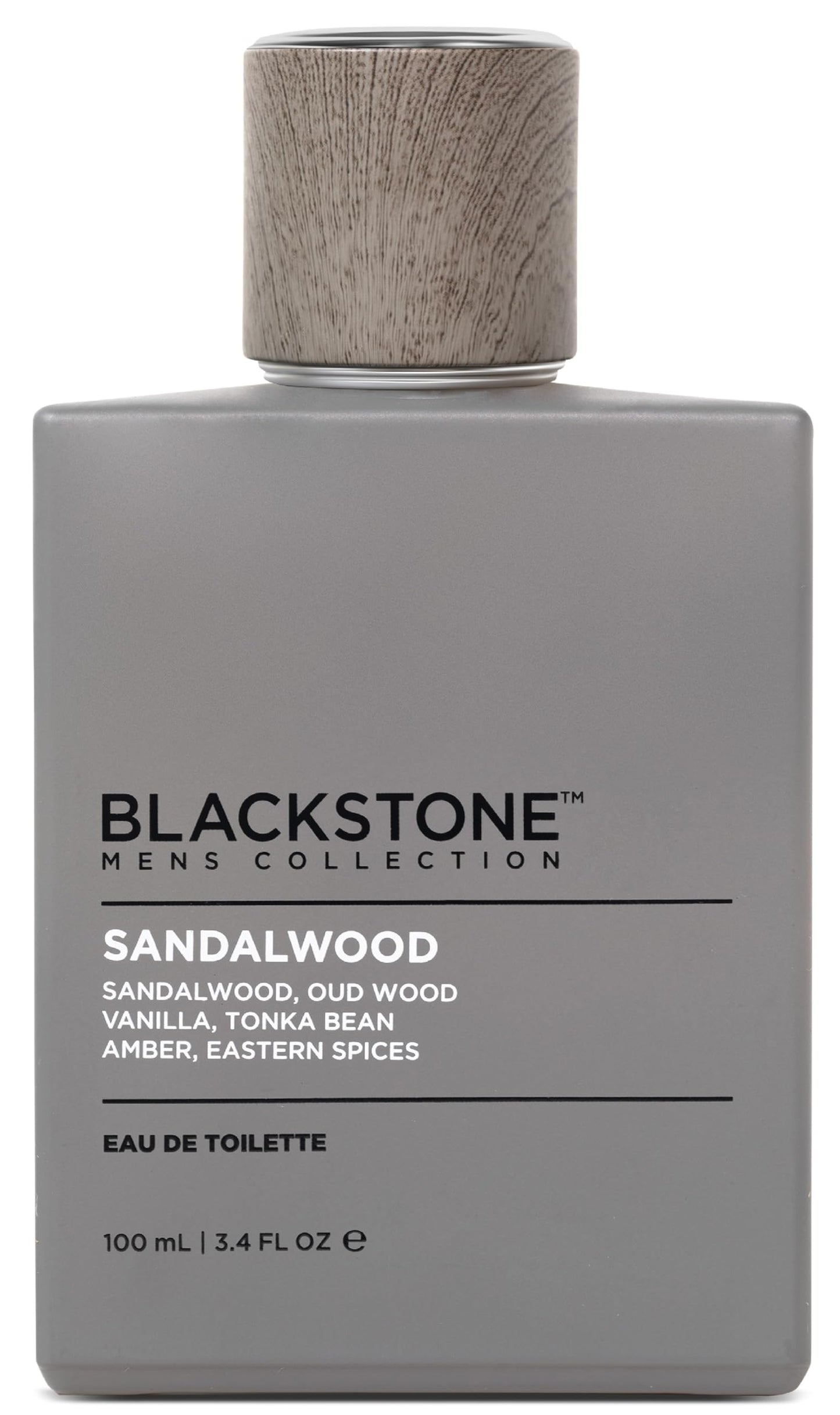 Blackstone Mens Collection Eau de Toilette - Sandalwood | Men's Fragrance, Long Lasting Cologne, with Sandalwood, Oud & Amber | Everyday Fragrance, Beauty & Personal Care Blackstone
