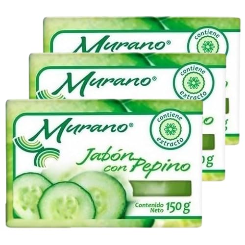 Five Brothers Products Murano Natural Bar Soap with Cucumber 3-Pack of 5.29 oz Each Beauty & Personal Care Five Brothers Products