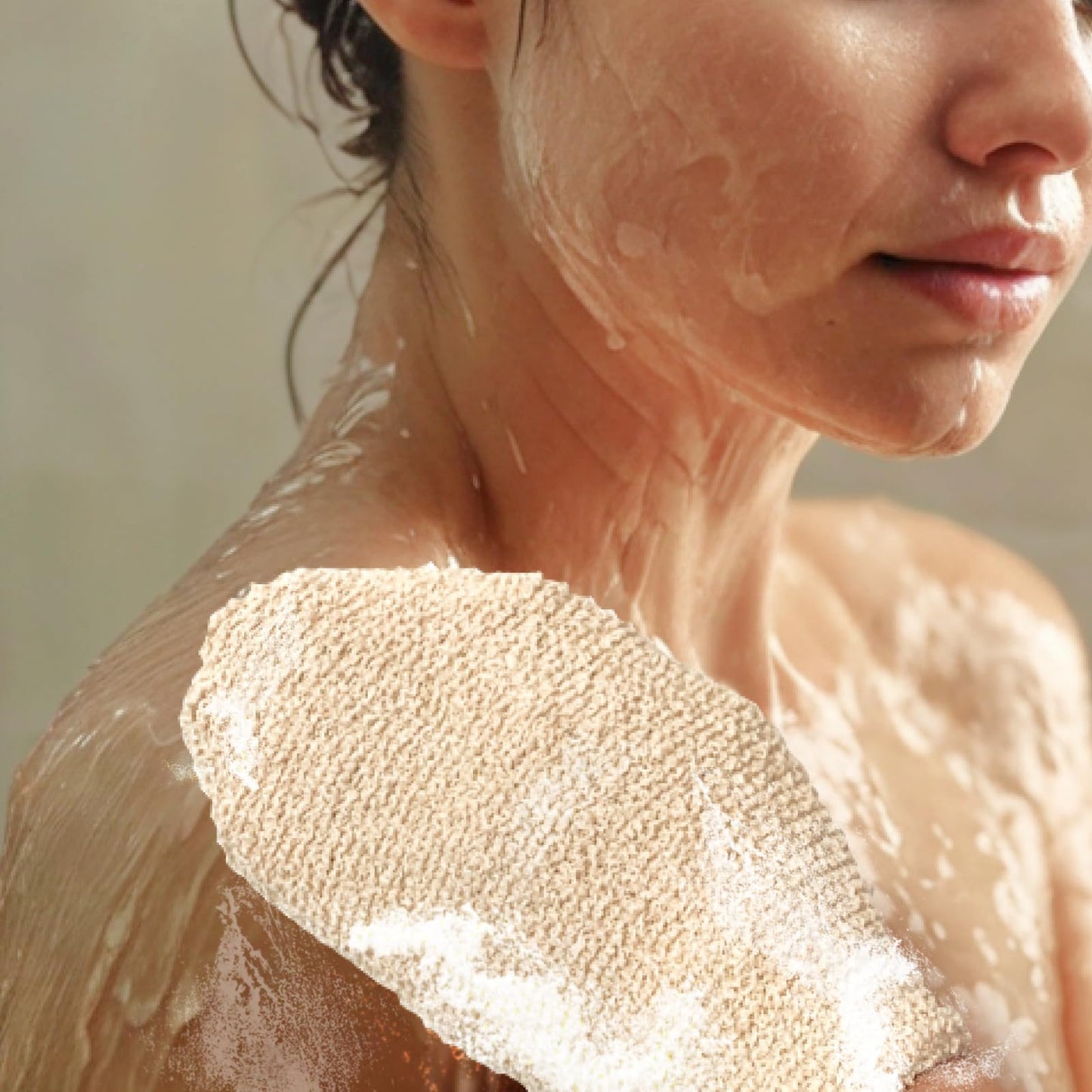 GUARD&MARINE Natural Shower Mitts - Hemp Bath Gloves for Skin Exfoliation, Mitt Washcloth for Body Scrub and Cleansing - Soft Loofah for Men and Women Beauty and Personal Care GUARD&MARINE