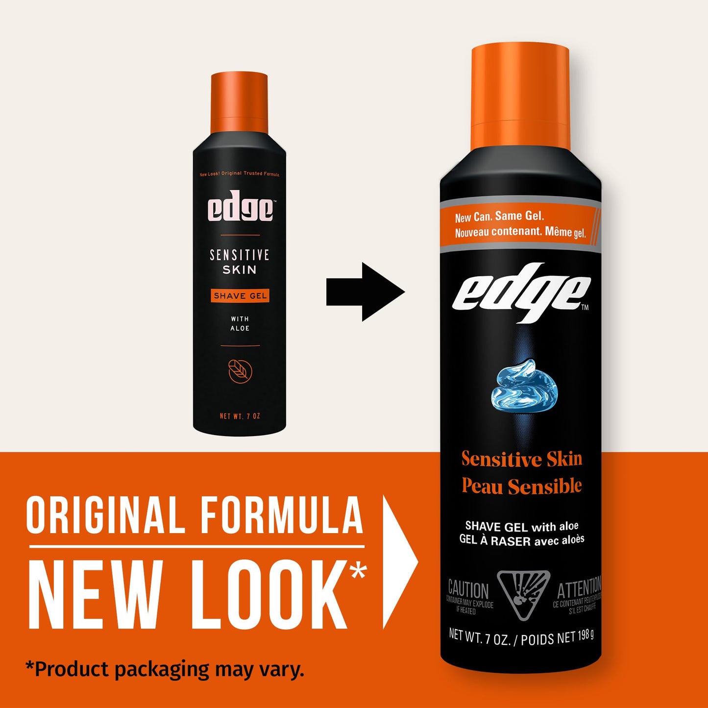 Edge Shaving Gel for Men, Sensitive Skin with Aloe, 6 Pack, Moisturizes, Protects, Soothes, Reduces Skin Irritation Beauty and Personal Care Edge