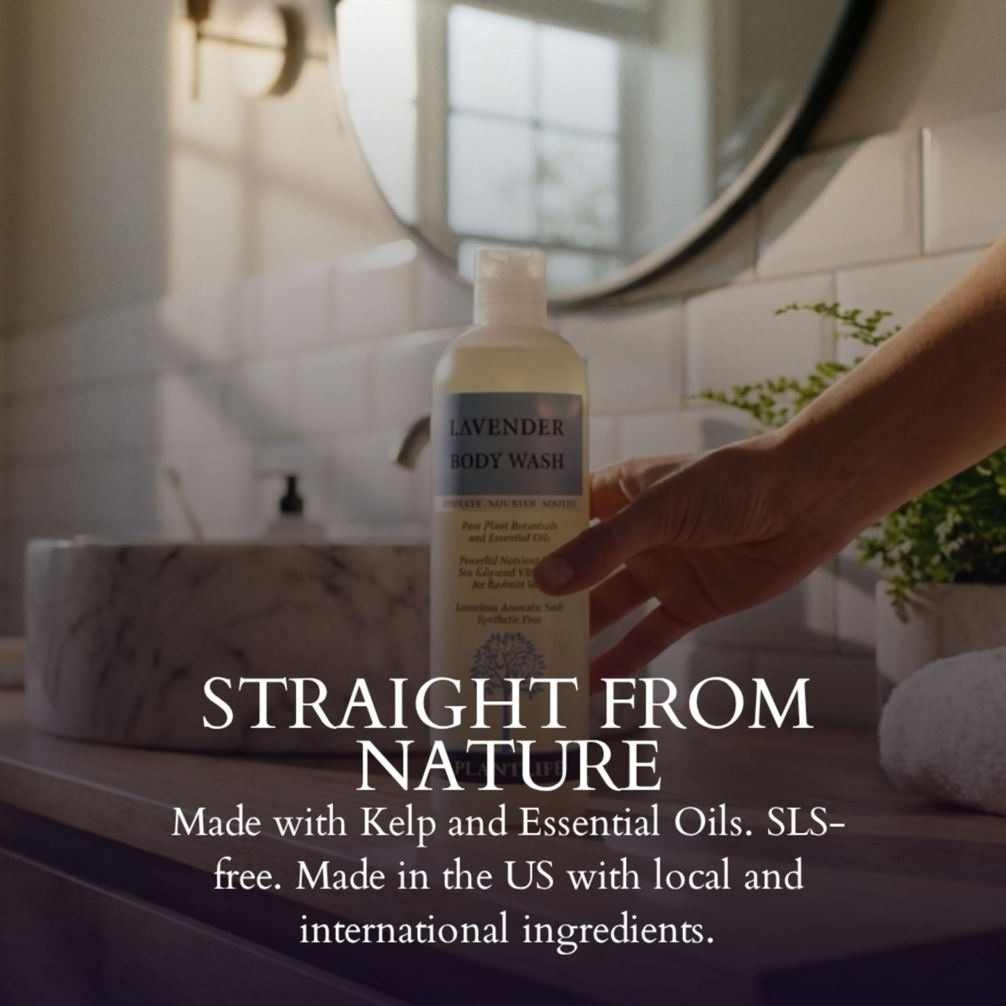 Plantlife Lavender Body Wash - GMO and Gluten Free Gentle and Moisturizing Body Wash That Contains Only Ingredients Straight from Nature Beauty & Personal Care Plantlife