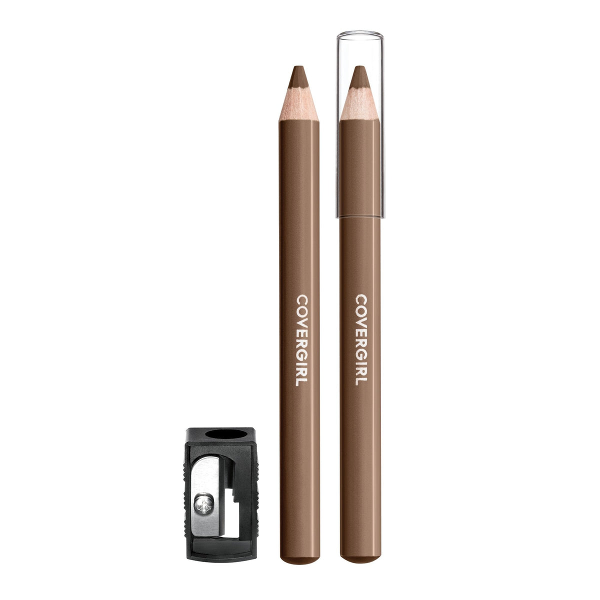 CoverGirl Brow & Eye Makers Brow Shaper & Eyeliner, Soft Brown 510, .06 oz (Pack of 4) Beauty & Personal Care COVERGIRL