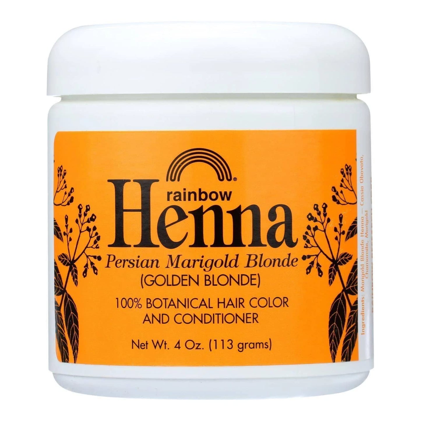 RAINBOW RESEARCH HENNA,PERSIAN MARIGOLD, 4 OZ Beauty & Personal Care Rainbow Research