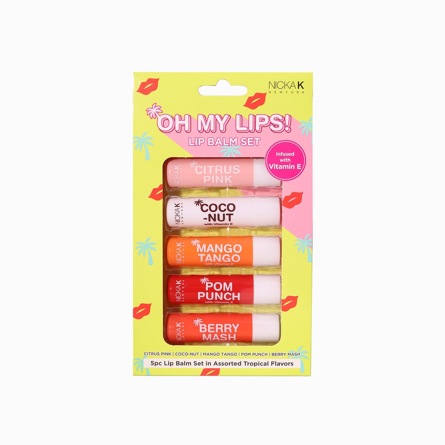 NICKA K NEW YORK, My Lips Only Better, Lip Liner and Lip Gloss, Lip Mask Set (Oh My Lips!) Beauty & Personal Care NICKA K NEW YORK
