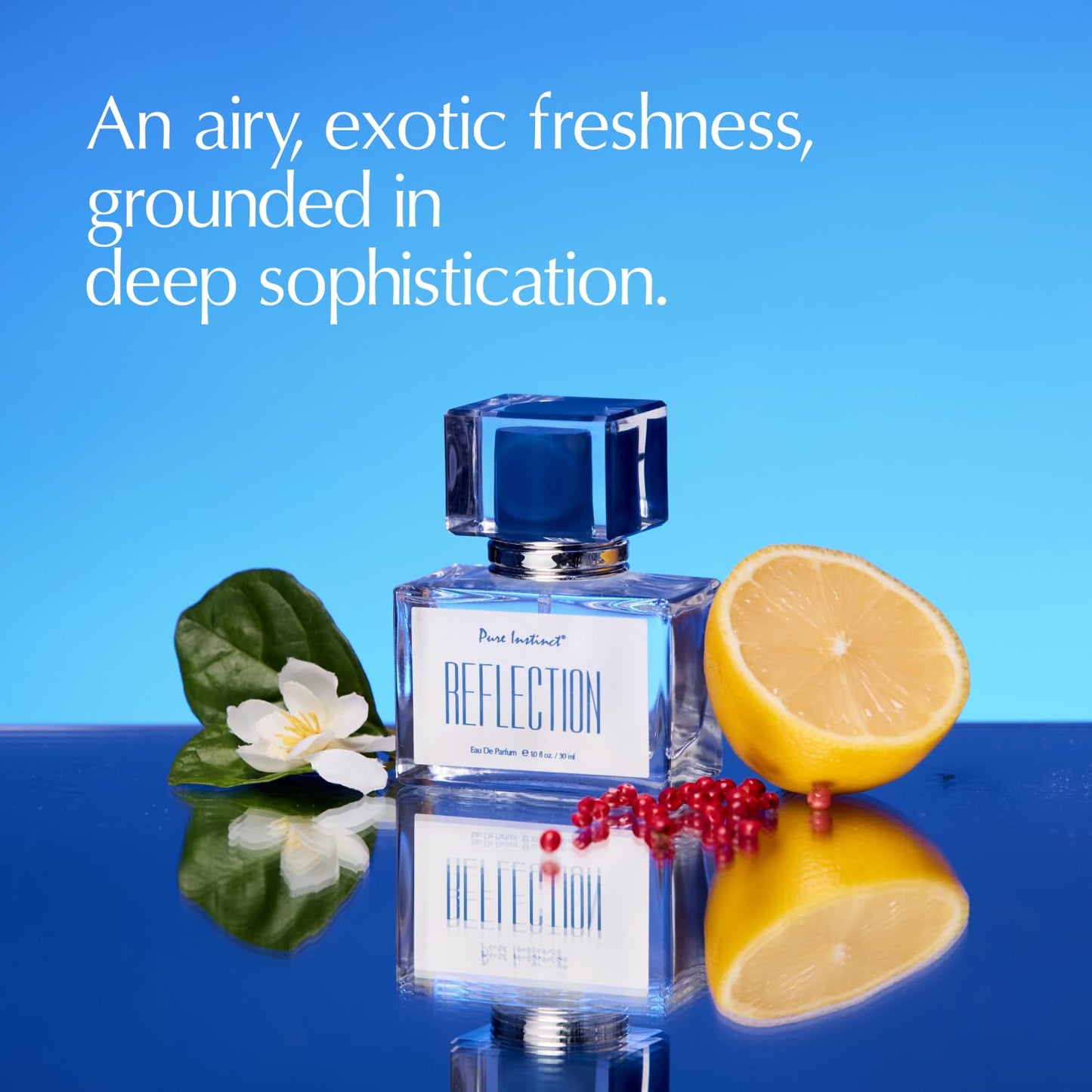 Pure Instinct Reflection The Original Pheromone Cologne Eau de Parfum EDP Fruity Rich Dry Woods Fresh Bold Inspired by Cre.ed Aventus For Men Him 1.0 Beauty & Personal Care Pure Instinct