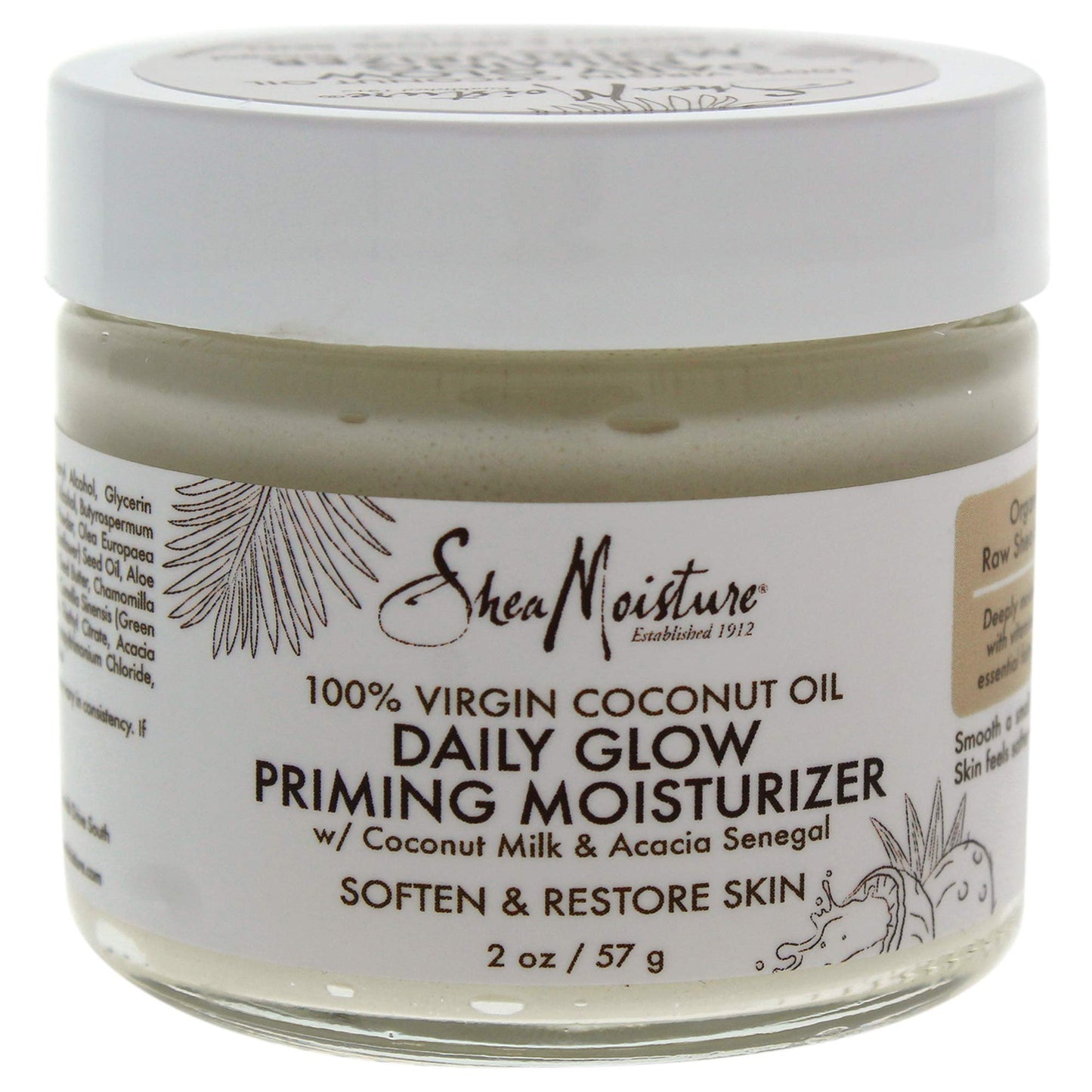 Shea Moisture 100% Virgin Coconut Oil Daily Glow Priming Moisturizer By Shea Moisture for Unisex -Moisturizer, 2 Ounce Beauty & Personal Care Shea Moisture