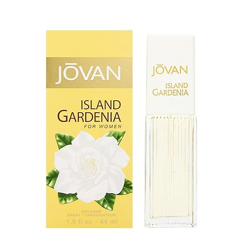 Jovan Island Gardenia Eau de Cologne Spray 1.5 fl oz (Pack of 1), Notes of Neroli, Gardenia, and Sandalwood, Women's Fragrance, Long Lasting, Everyday Beauty & Personal Care Jovan