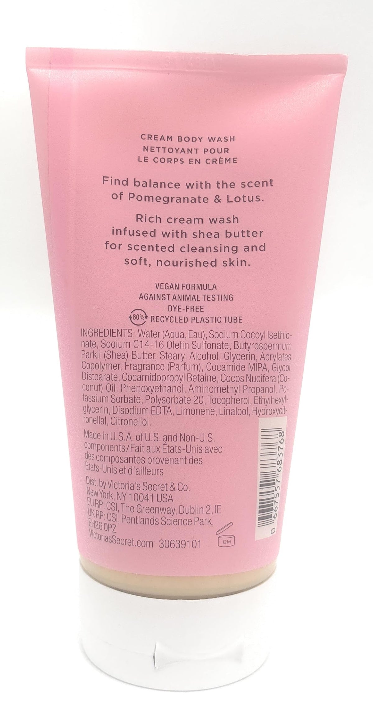 Victoria's Secret Pomegranate & Lotus Cream Body Wash 8 fl oz