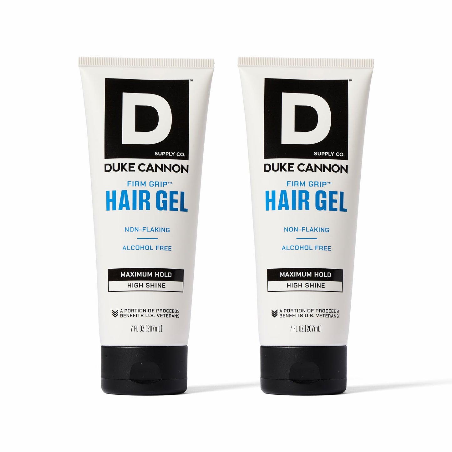 Duke Cannon Firm Grip Hair Gel, 7 oz - Maximum Hold, High Shine, Alcohol-Free, Water-Based Formula with Coconut Oil & Oat Extract, Ideal for Short Beauty & Personal Care Duke Cannon Supply Co.