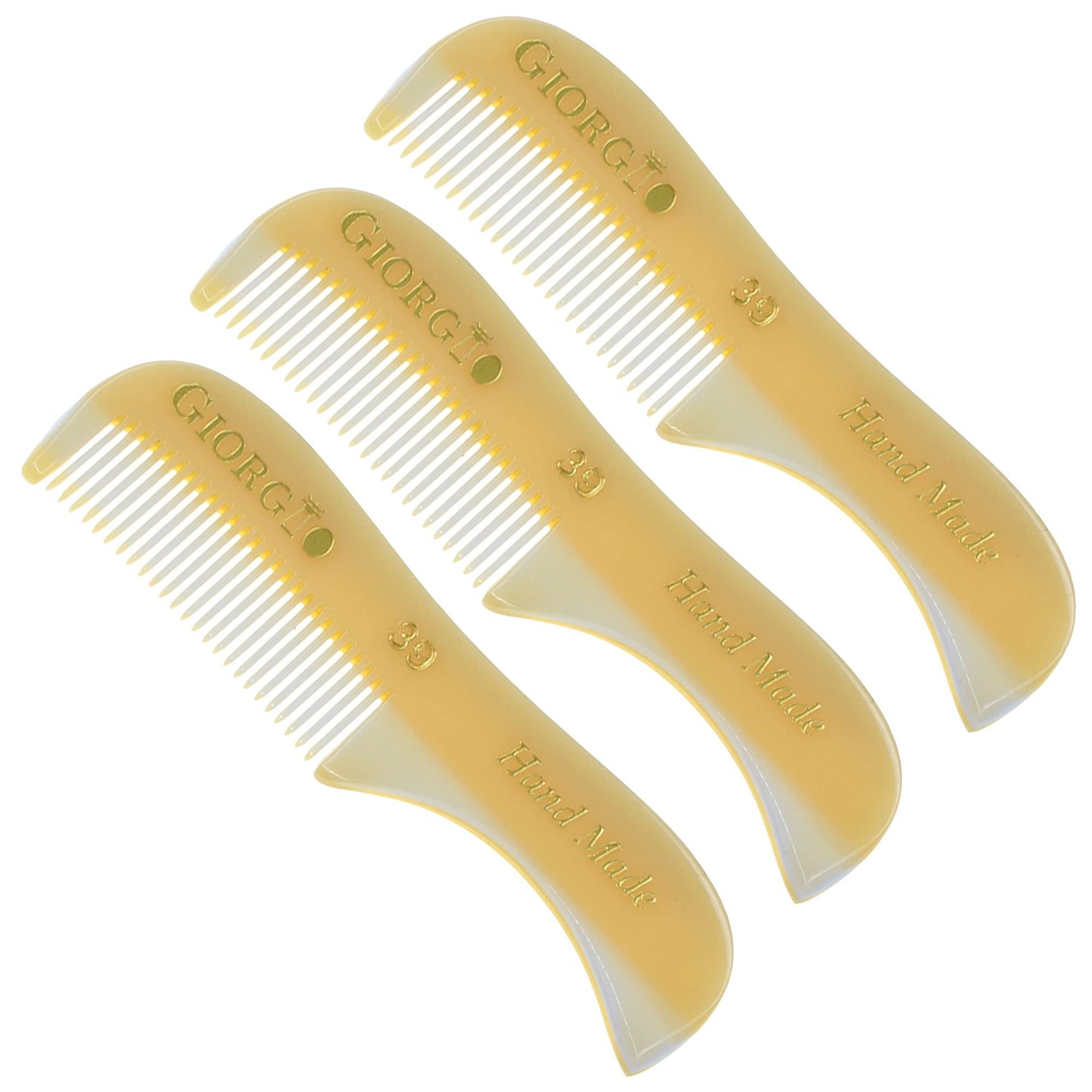 Giorgio G39 Extra Small Men's Fine Toothed Beard and Mustache Comb for Facial Hair Grooming and Styling. Add this pocket comb to your hair styling Beauty and Personal Care GIORGIO