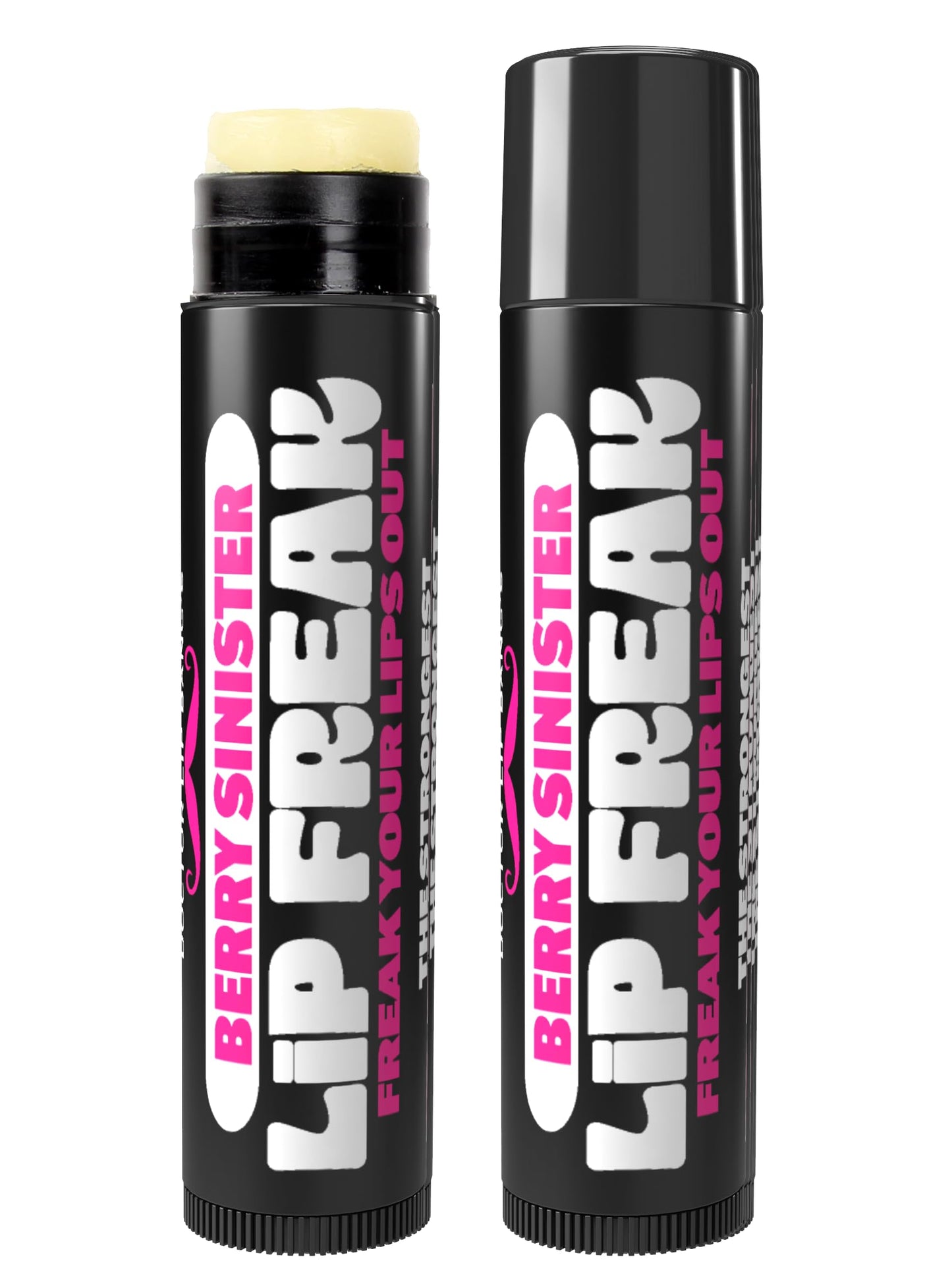 Doctor Lip Bang's BUZZING Lip Balm - Lip Freak - 100% All Natural - Cruelty Free - Berry Sinister - 2 Pack Beauty and Personal Care Doctor Lip Bang's