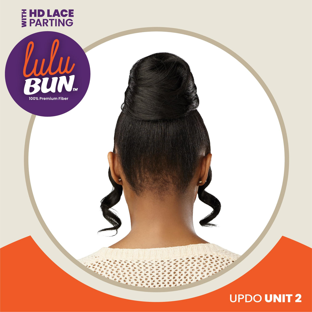 Sensationnel Lulu Bun Updo Hairextensions-Unit 2,1 JETBLACK