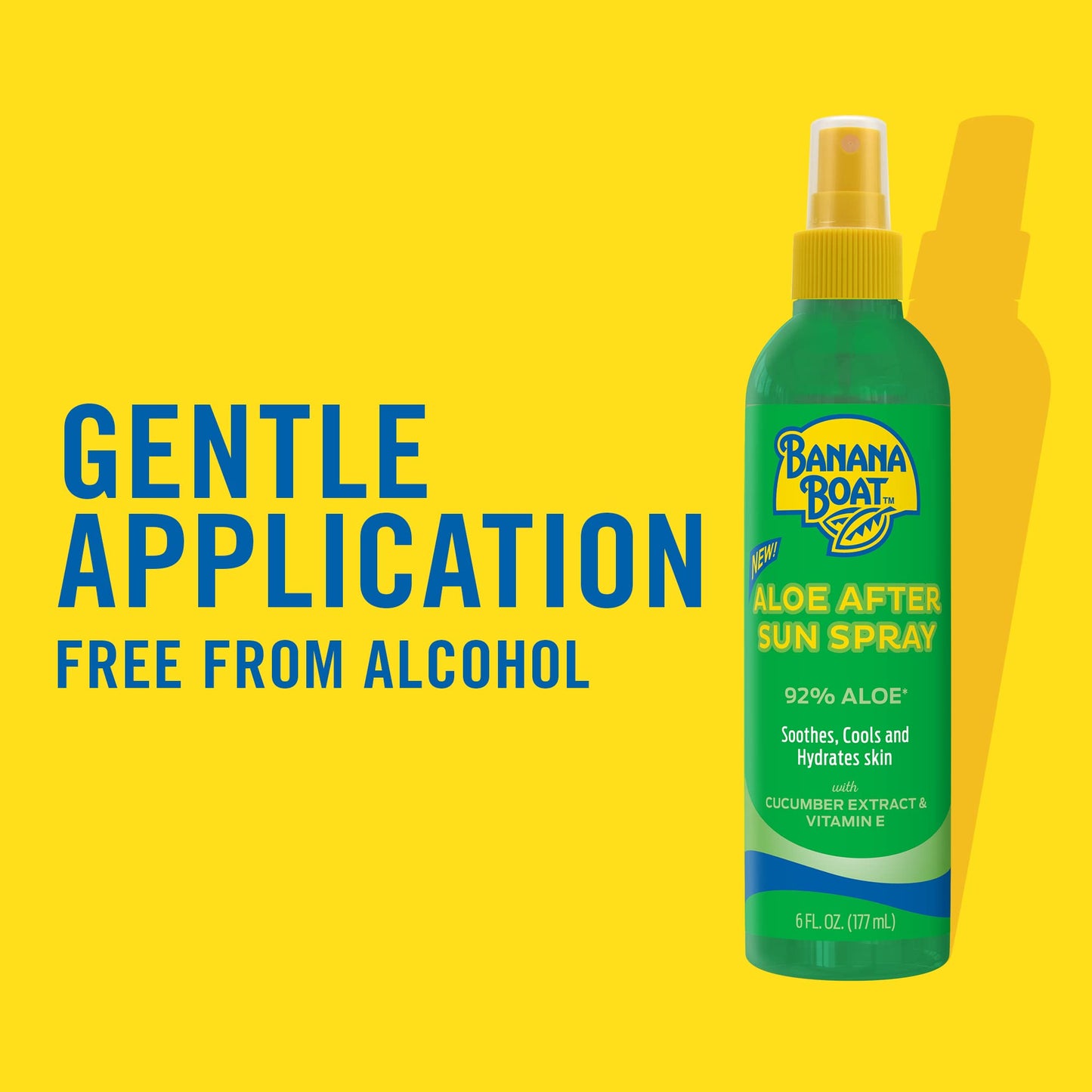 Banana Boat Aloe After Sun Spray, 6Fl Oz | Aloe Vera Spray with Cucumber Extract and Vitamin E, After Sun Care for Sunburn Relief, 6Fl Oz Beauty & Personal Care Banana Boat
