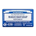 Dr. Bronner's - Pure-Castile Magic Bar Soap (Peppermint, 5 ounce) - Made with Organic Oils, For Face, Body and Hair, Gentle and Moisturizing Beauty & Personal Care Dr. Bronner's