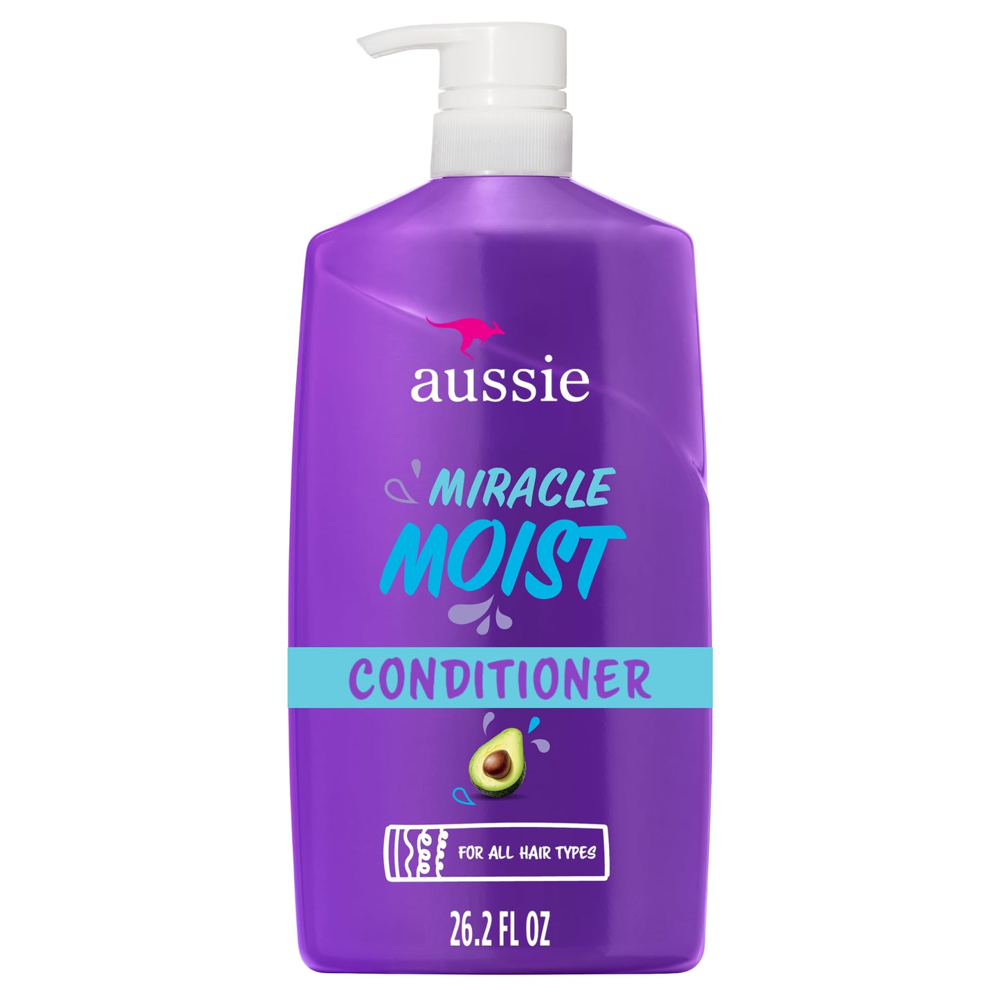 Aussie Miracle Moist with Avocado & Jojoba Oil, Paraben Free Conditioner, 26.2 fl oz Beauty and Personal Care Aussie