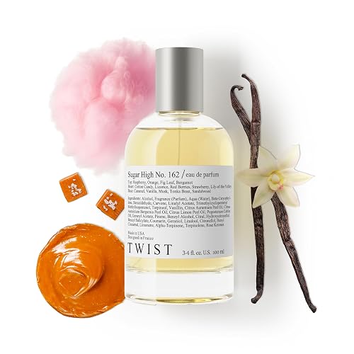 Twist Sugar High No. 162 - Inspired by Pink Sugar, Long-Lasting Perfume for Women, Vegan, Clean Ingredients, Sweet Cotton Candy & Vanilla - Spray 100 Beauty & Personal Care HOUSE OF TWIST