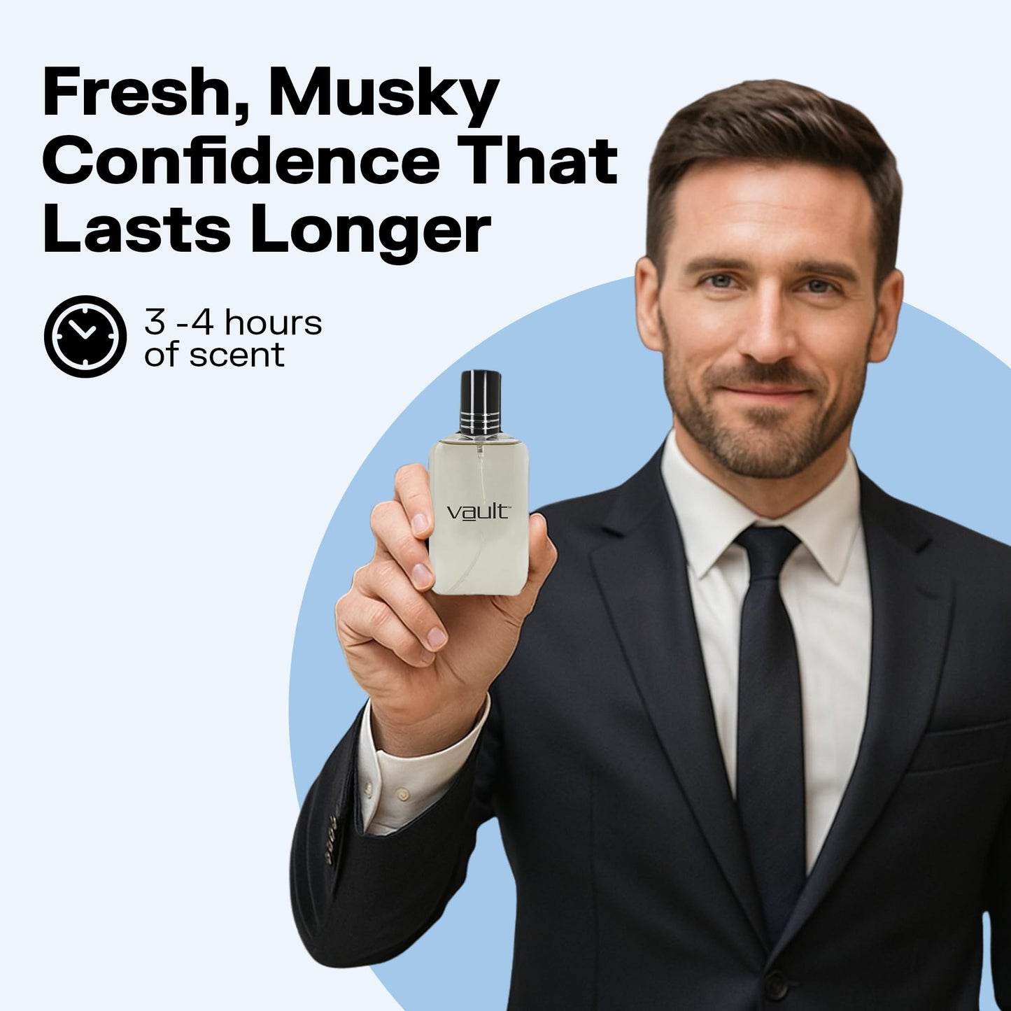 PB ParfumsBelcam Vault Eau De Toilette Spray for Men – Bold Fresh Musk with Bergamot, Sandalwood & Sweet Grass Notes, Long-Lasting Masculine Fragrance Beauty & Personal Care PB ParfumsBelcam