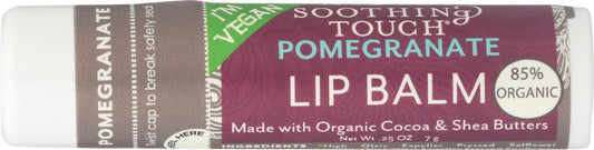 Soothing Touch, Pomegranate Organic, Vegan Lip Balm, .25 oz Beauty and Personal Care Soothing Touch