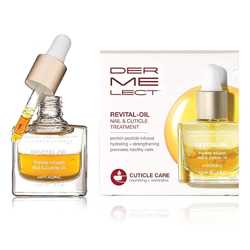 Dermelect Revital-oil Nail & Cuticle Treatment- Nourishing Oil for Dry Damaged Cuticles with Protein Peptides Argan Oil Shea Butter, Moisturizes Beauty & Personal Care Dermelect