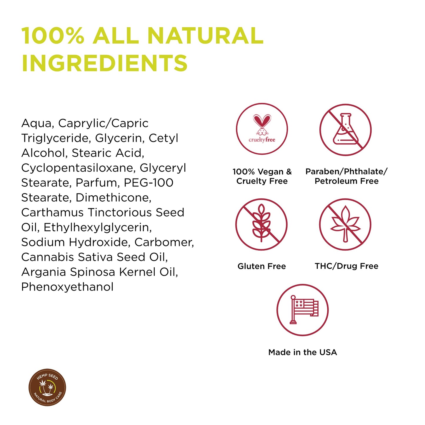 Hand & Body Lotion, Lavender Scent - 16 oz. - Soothe Dry Skin - Argan Oil, Hemp Seed Oil - Light, Non-Greasy Formula - Vegan & Cruelty Free Beauty & Personal Care Earthly Body