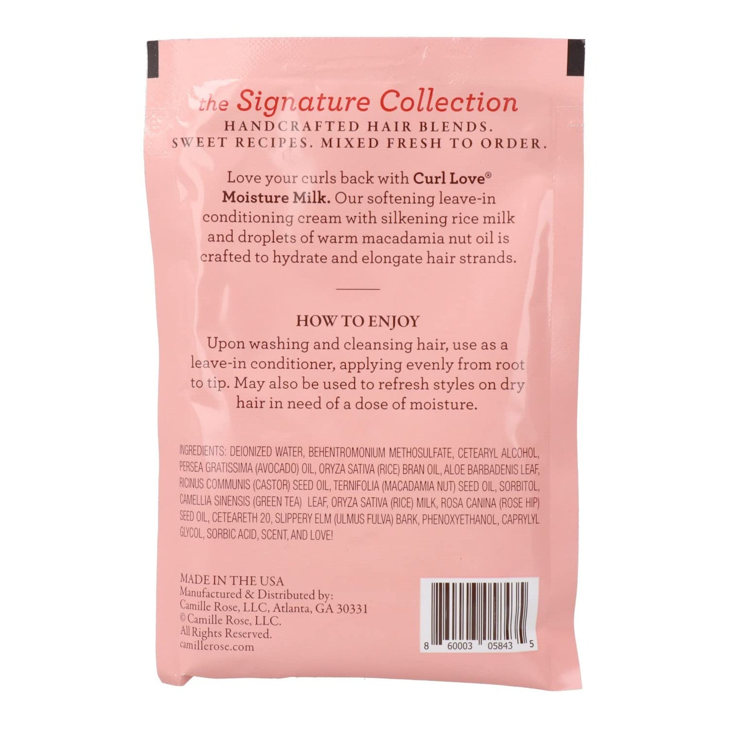 Camille Rose Curl Love Moisture Milk 1.7 oz (Pack of 3) Beauty & Personal Care Camille Rose