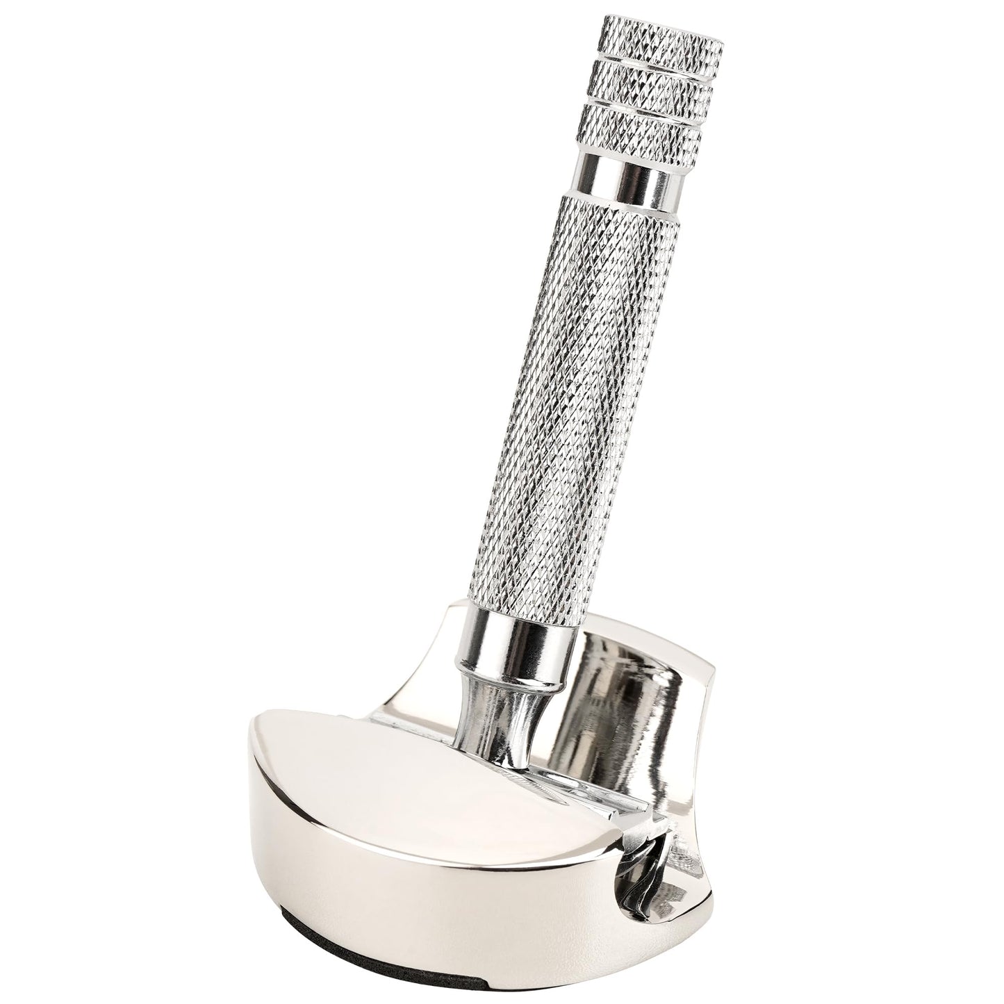 Linkidea Stainless Steel Shaver Holder, Men's Razor Holder with Anti-Slip Pad, Razor Stand Compatible with Merkur, Parker, Vikings Blade, Rockwell Beauty and Personal Care Linkidea
