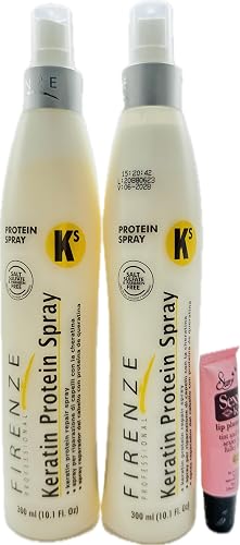 Firenze Professional Keratin KS Protein Repair Spray 300ml/10.1fl Oz Pack of 2 Beauty & Personal Care Firenze Professional