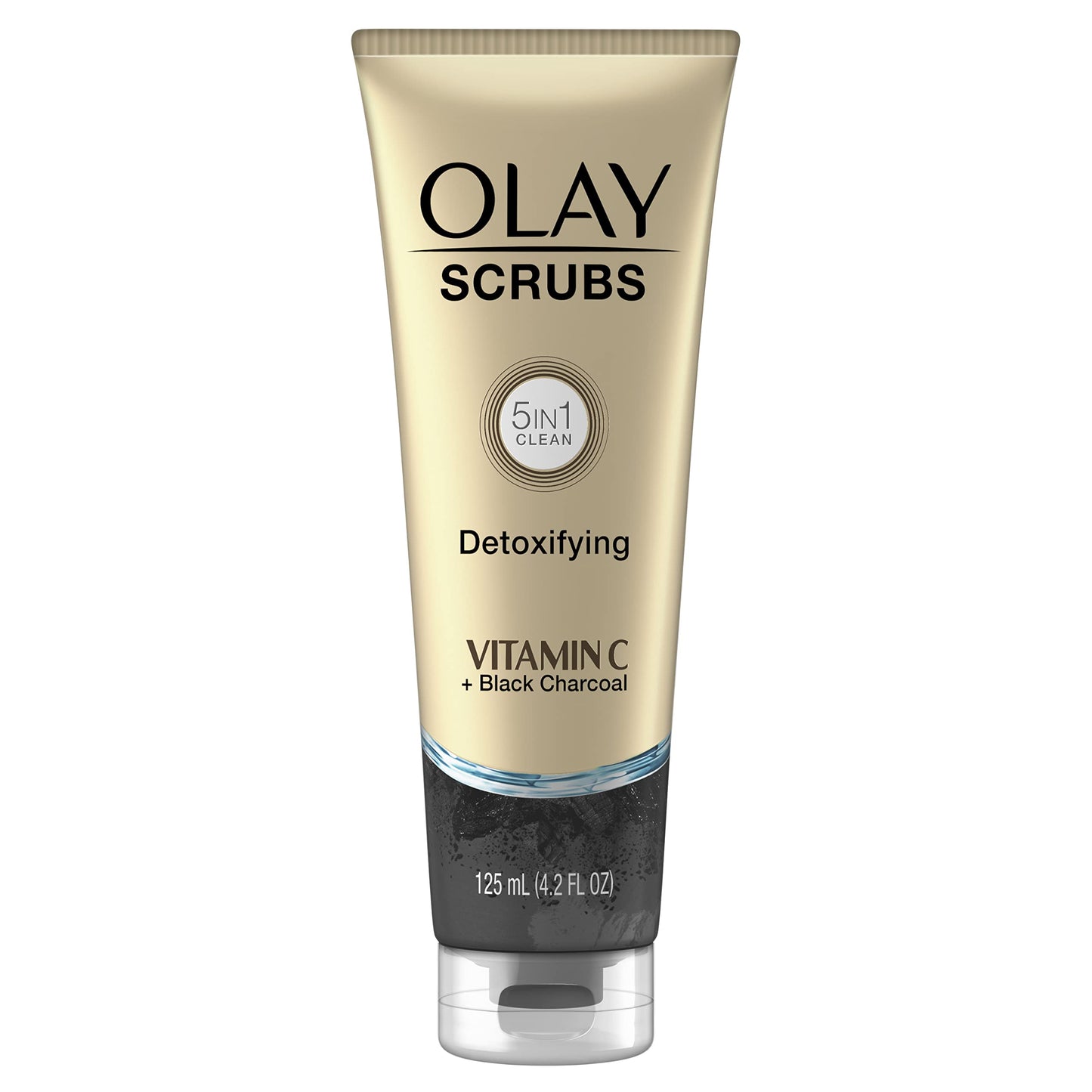 Olay Detoxifying Face Scrub with Vitamin C and Black Charcoal, 4.2 Fl Oz Beauty & Personal Care Olay