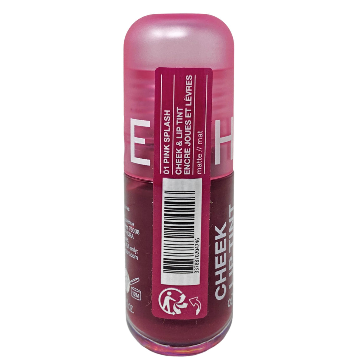 SEPHORA Collection Cheek & Lip Long-Lasting Gel Tint - 01 Pink Splash (8 mL / 0.27 fl oz)
