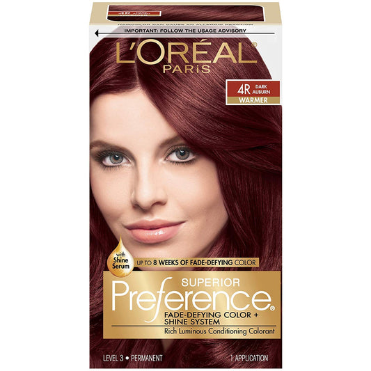 L’Oreal ParisSuperior Preference - 4R Dark Auburn (Warmer) 1 Each (Pack of 5) Beauty & Personal Care L'Oreal Paris