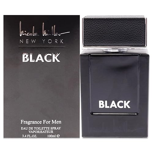 Nicole Miller Black Mens Eau De Toilette Spray 3.4 Oz Beauty & Personal Care Nicole Miller New York