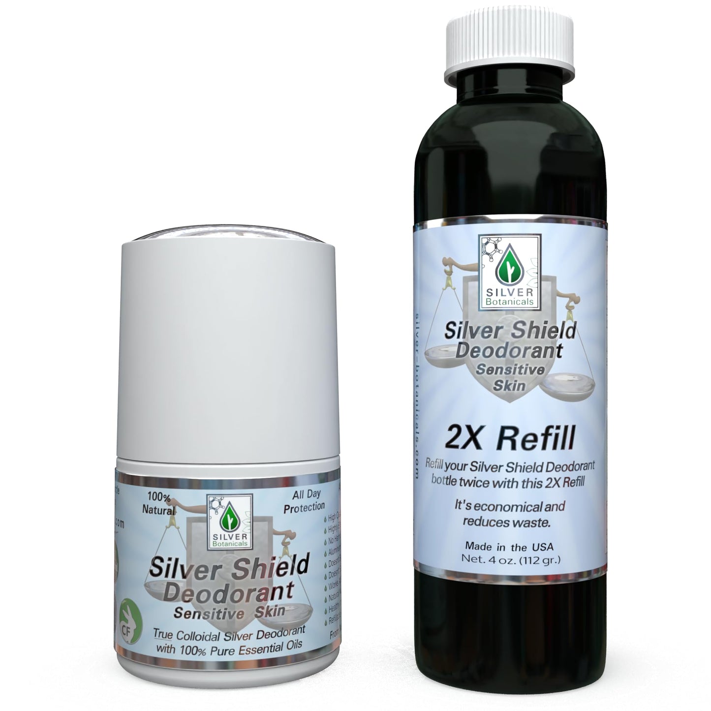 Silver Shield Deodorant - Sensitive Skin Formula Beauty and Personal Care Silver Botanicals