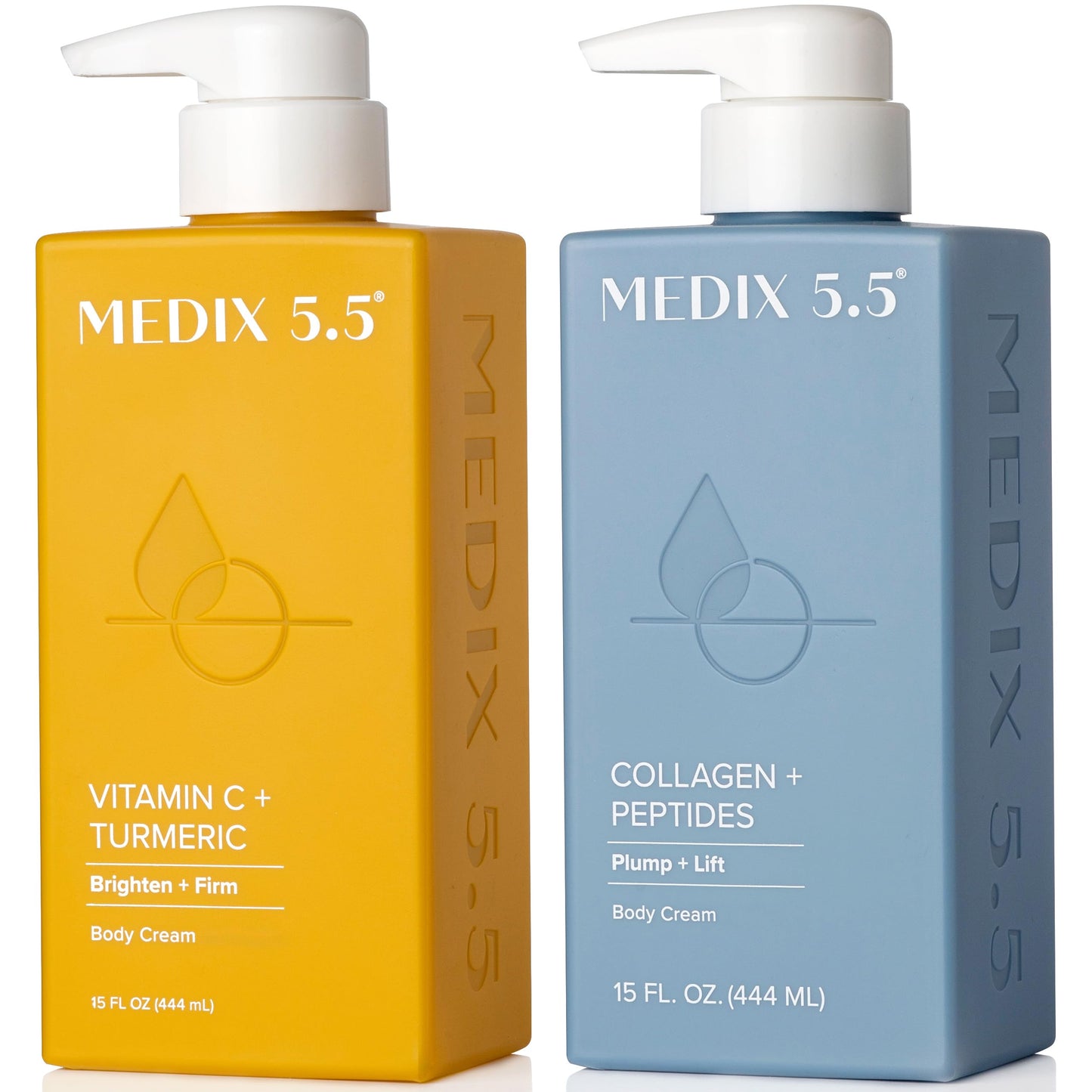 Medix 5.5 Vitamin C Lotion + Collagen Cream Anti Aging Moisturizer Skincare Set, Collagen Lotion Targets Wrinkles, Sagging Skin, Crepey Skin, Vitamin Beauty & Personal Care Medix 5.5