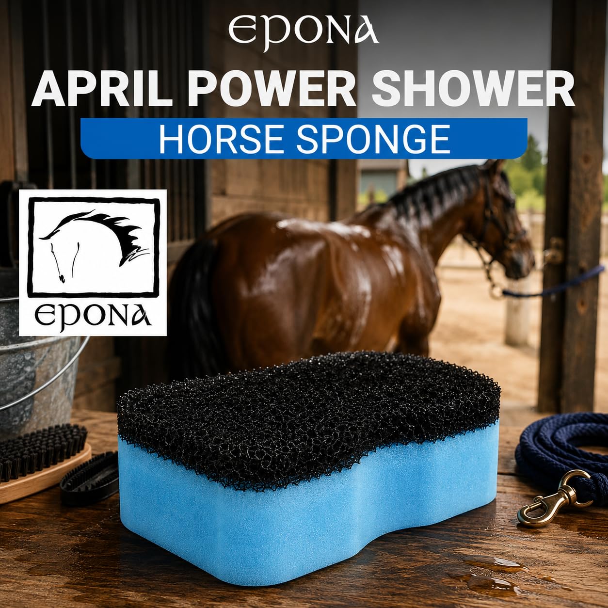 Epona April Power Shower Horse Sponge Beauty and Personal Care Epona