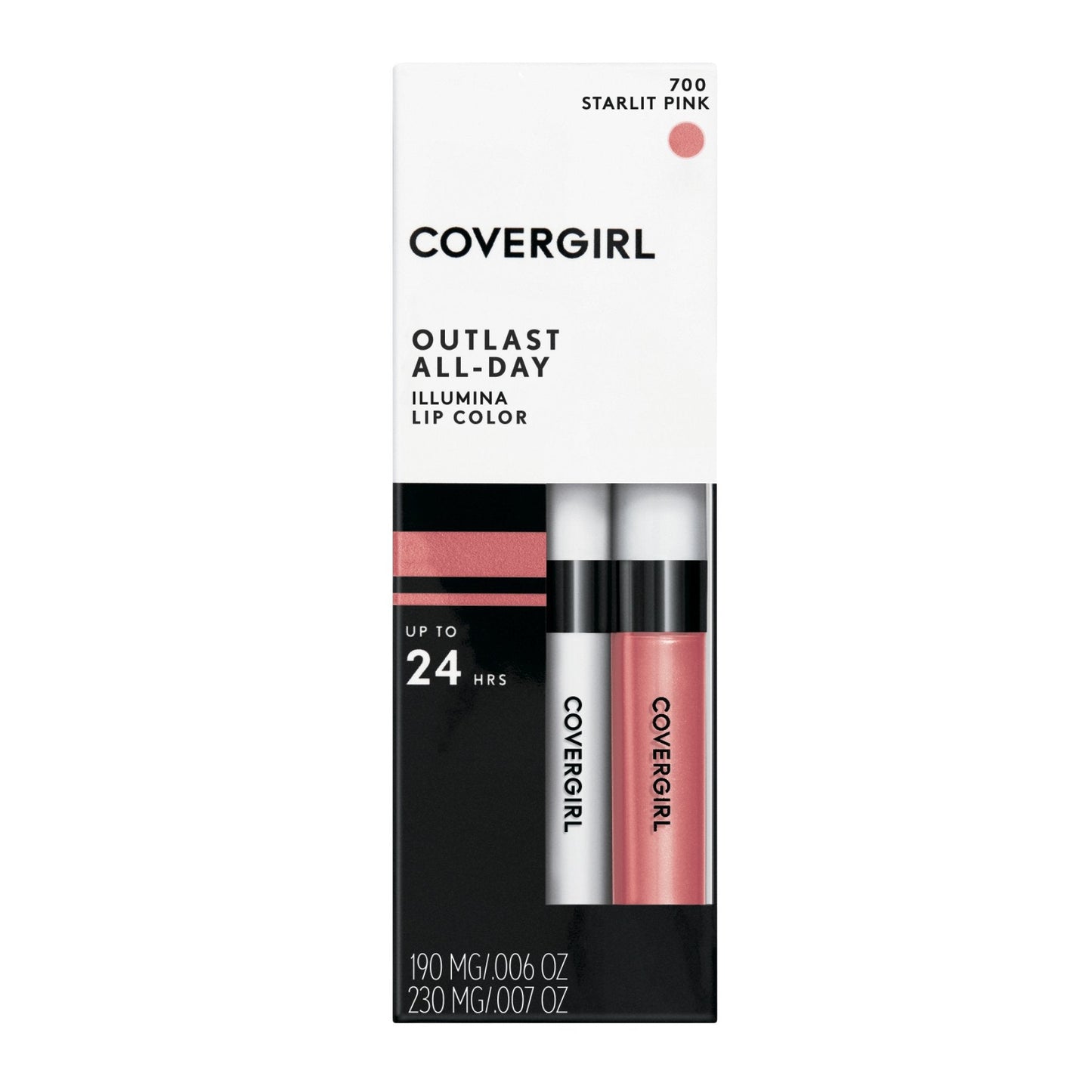 COVERGIRL Outlast Illumia All-Day Moisturizing Lip Color, Starlit Pink .13 oz (4.2 g) Beauty & Personal Care COVERGIRL
