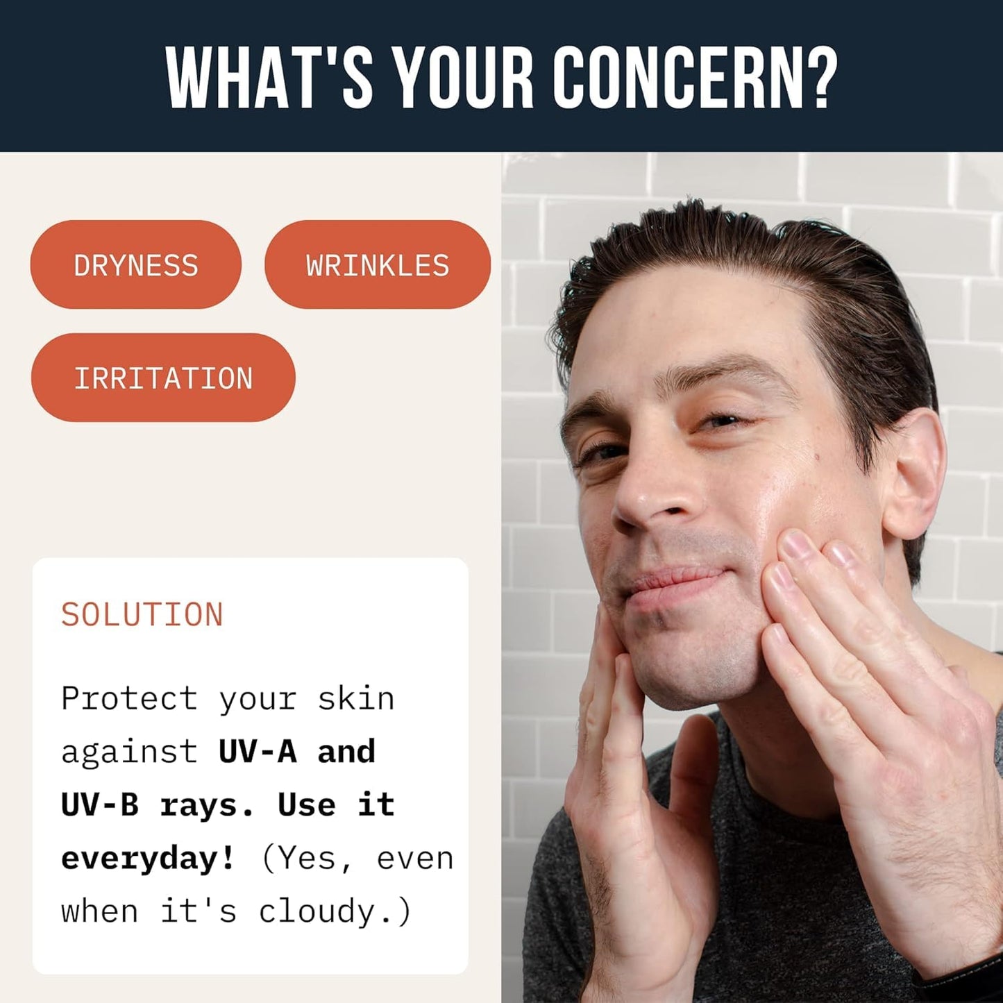 Cardon Men's SPF 30 Korean Sunscreen for Face, Facial Moisturizer With Sunblock, Anti-Aging Face Sunscreen, SPF Facial Moisturizer, Men's Skin Care Beauty & Personal Care Cardon