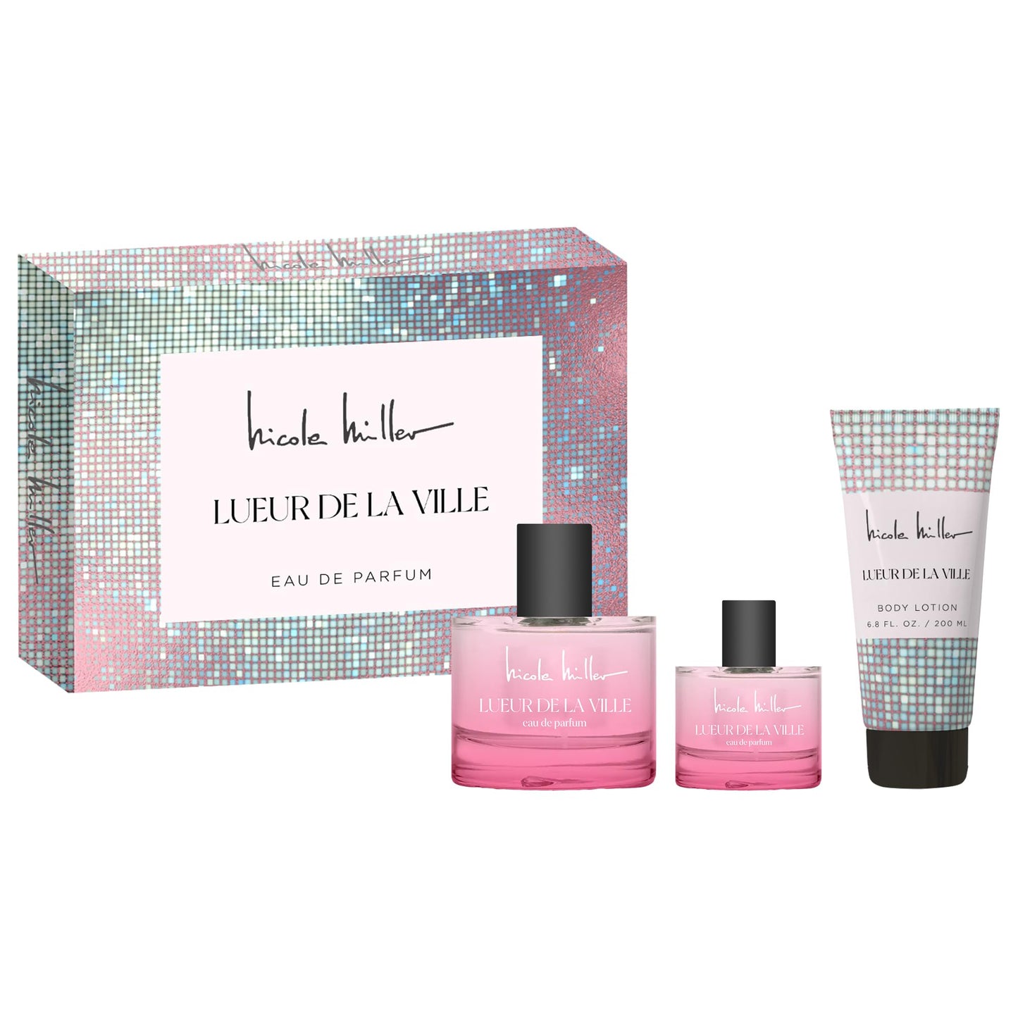 Lueur De La Ville Eau de Parfum 3 Piece Gift Set, by Nicole Miller Beauty & Personal Care Nicole Miller New York