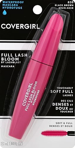 COVERGIRL Full Lash Bloom by Lashblast Waterproof Mascara Black Brown .44 fl oz (13.1 ml) (Packaging may vary) Beauty & Personal Care COVERGIRL
