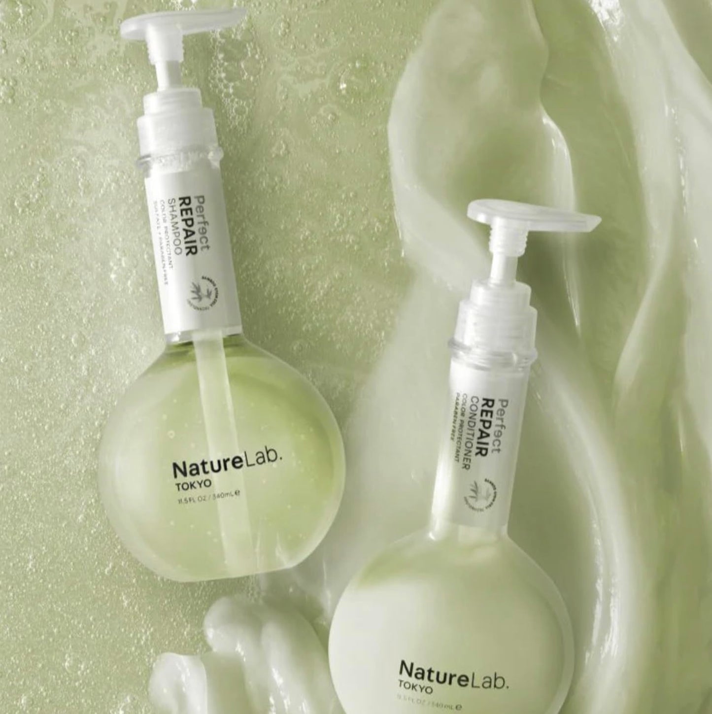 NatureLab.TOKYO Perfect Repair Shampoo & Conditioner Duo - Japanese Shampoo and Conditioner for Damaged, Color-Treated Hair - Penetrates Roots Beauty & Personal Care NATURELAB. TOKYO