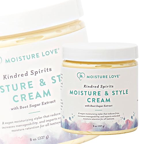 Moisture & Style Cream for Curly Hair. Natural Hair Definer and Enhancer Curling Cream Product. Moisturizer, Reduce Frizz & Increases Hair Beauty & Personal Care Moisture Love