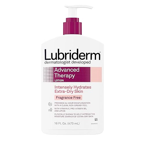 Lubriderm Advanced Therapy Moisturizing Lotion with Vitamins E and B5, Deep Hydration for Extra Dry Skin, Non-Greasy Formula, 16 fl. oz Beauty & Personal Care Lubriderm