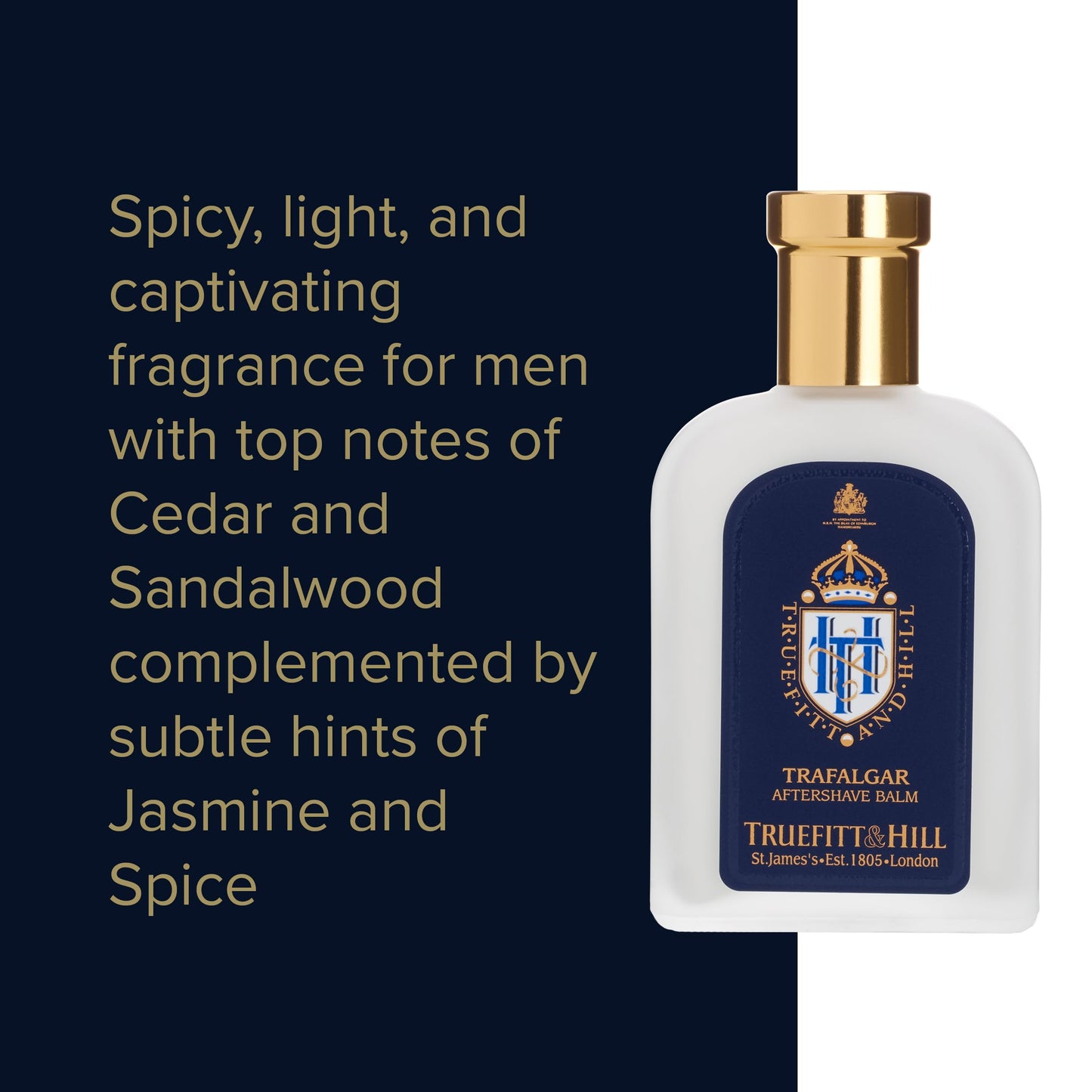 Truefitt & Hill Luxury Aftershave Balm - Trafalgar - Premium Soothing Moisturizer with Aloe Vera Extract - Ideal for Sensitive Skin, Razor Burn… Beauty & Personal Care Truefitt & Hill