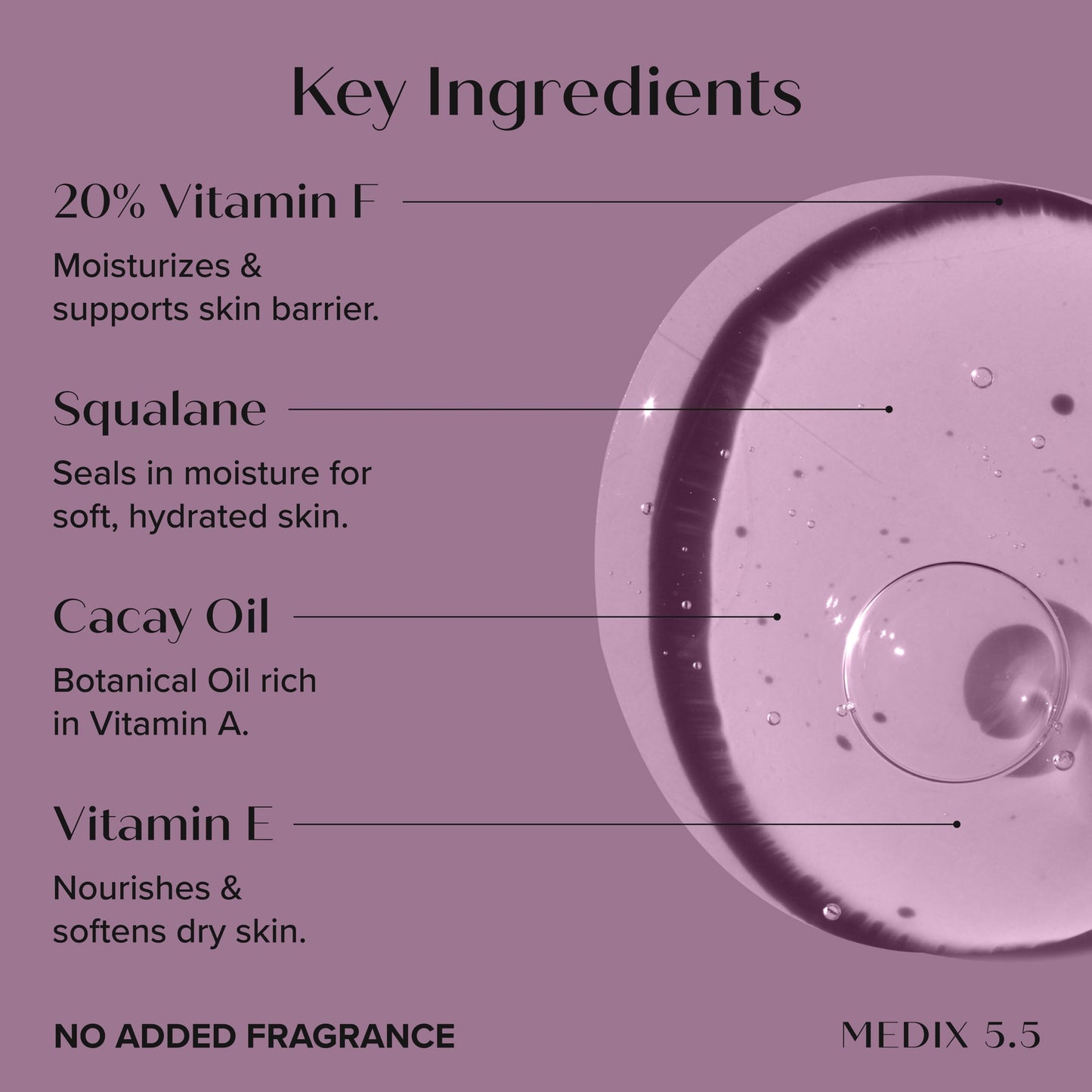 MEDIX Body & Face Moisturizer 20% Vitamin F Oil Hydrating Body Booster & Face Serum | Concentrated Vitamin F + Vitamin E Oil Super Serum For Skin Beauty & Personal Care Medix 5.5