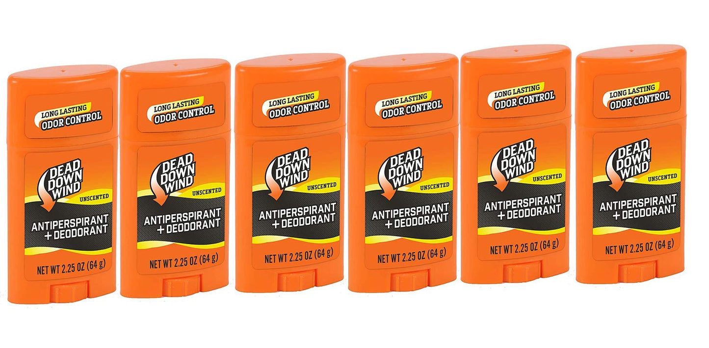 Dead Down Wind Antiperspirant & Deodorant - 2.25 Ounce - Odor Elimination - 6 Count Beauty and Personal Care DEAD DOWN WIND
