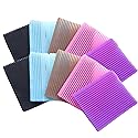 10 Pieces Colorful Magic Bangs Hair Sticker Square Nylon Hair Paste Pad Hair Fringe Fixed Clip Hairpin Care Tool for Makeup Accessories (Color Random Beauty & Personal Care QUUPY