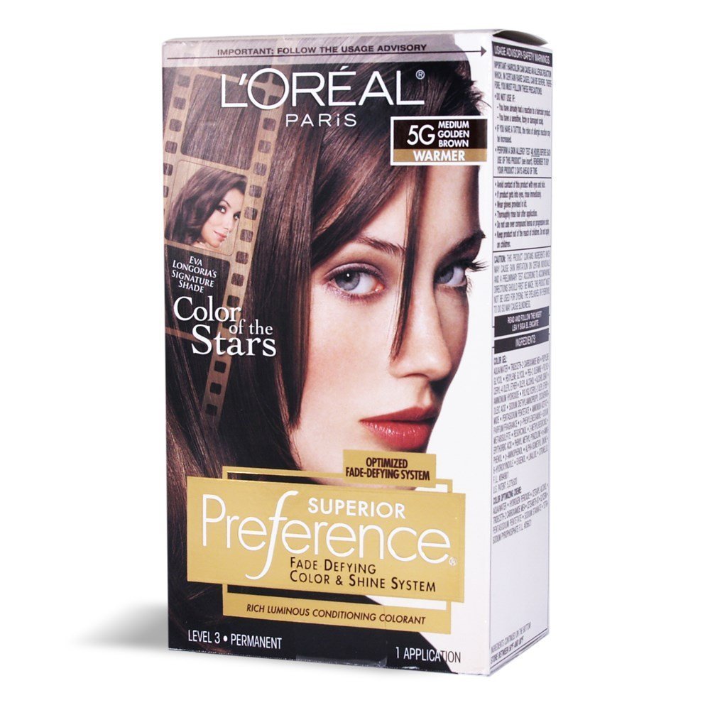 L’Oreal ParisSuperior Preference - 5G Medium Golden Brown (Warmer) 1 Each (Pack of 3) Beauty & Personal Care L'Oreal Paris