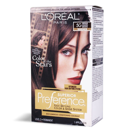 L’Oreal ParisSuperior Preference - 5G Medium Golden Brown (Warmer) 1 Each (Pack of 3) Beauty & Personal Care L'Oreal Paris