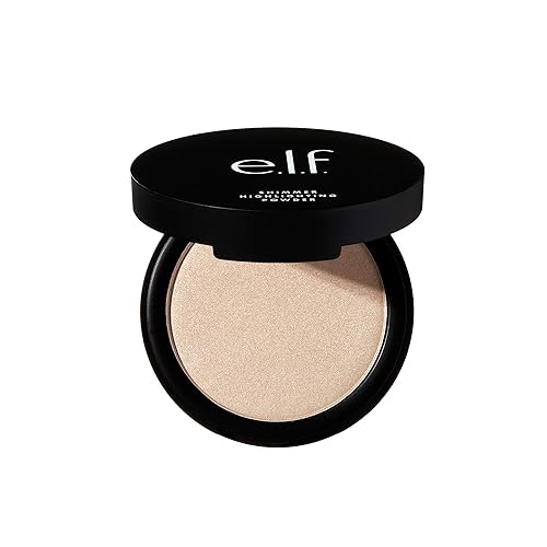 e.l.f. Cosmetics Shimmer Highlighting Powder, Illuminating Face Makeup, Starlight Glow, 1 Count Beauty & Personal Care e.l.f. cosmetics